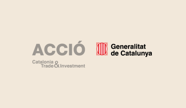 ACCIÓ and Generalitat de Catalunya logos for Catalonia Trade & Investment