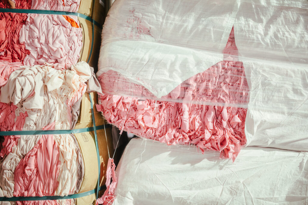 Textile sorting and recycling operations at Coleo